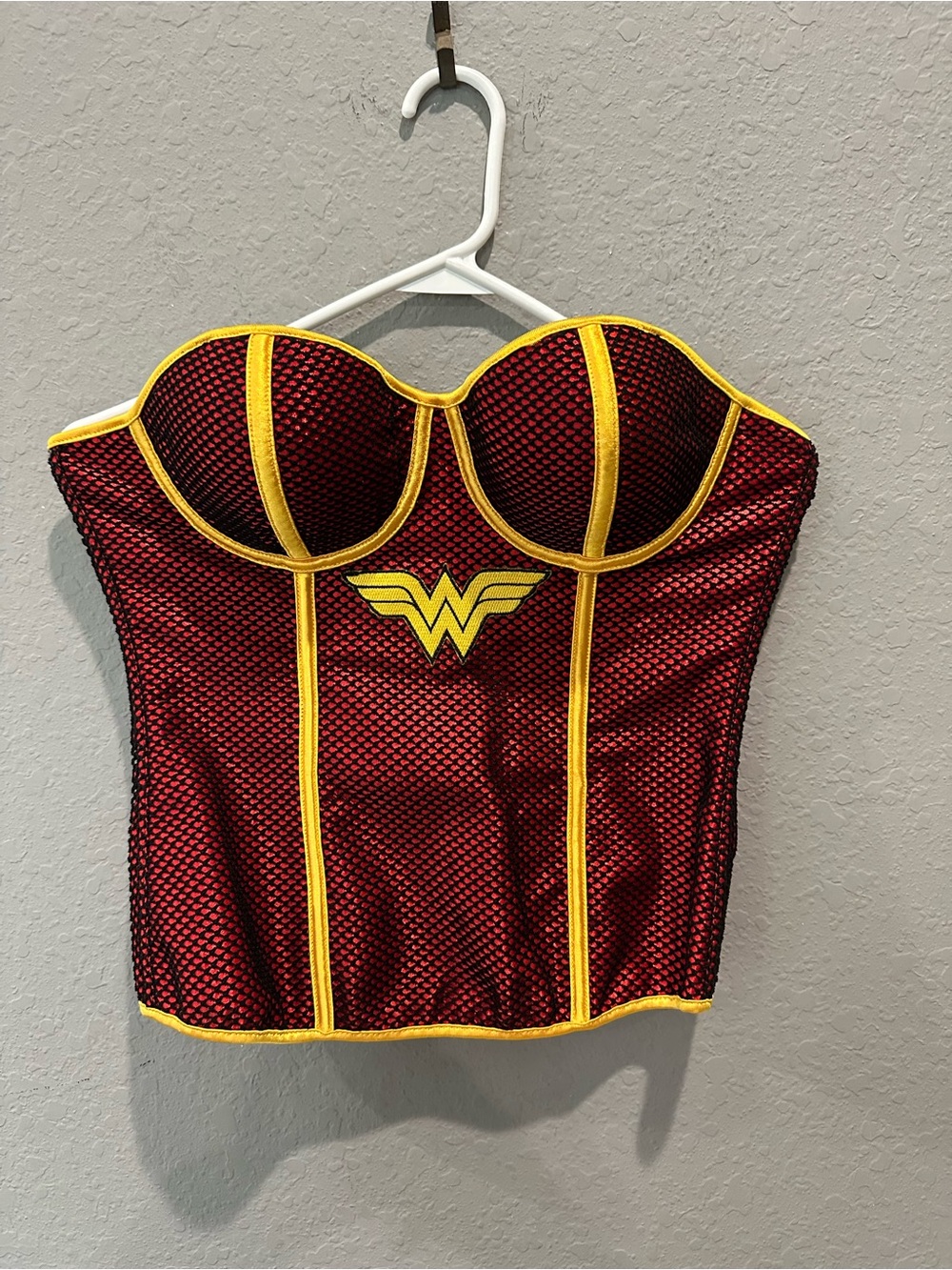 Wonder Woman corset top by Rubies Sz M